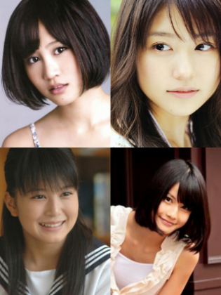 投票 前田敦子と有村架純と佐津川愛美と橋本愛の平均顔はかわいい ブス 17 09 06 23 38版