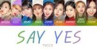 SAY YES(TWICE)