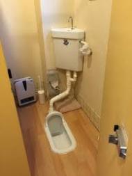 よく使う 和式のトイレ