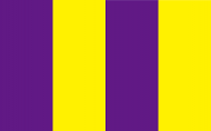 黄紫の配色