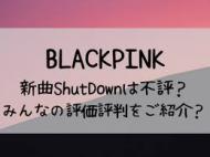 BLACKPINKの新曲「Shut Down」 駄作
