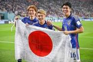 サッカーの試合勝つの 日本
